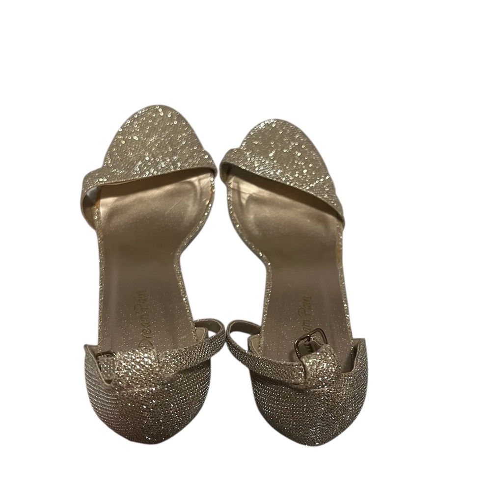 Elegant Gold Glitter Women's Sandals